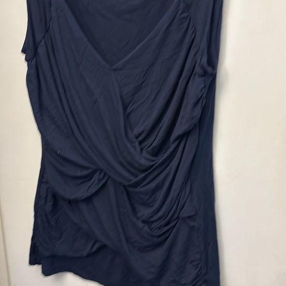 NWOT INC fancy wrap around style ruffle blouse/top - Picture 2 of 4